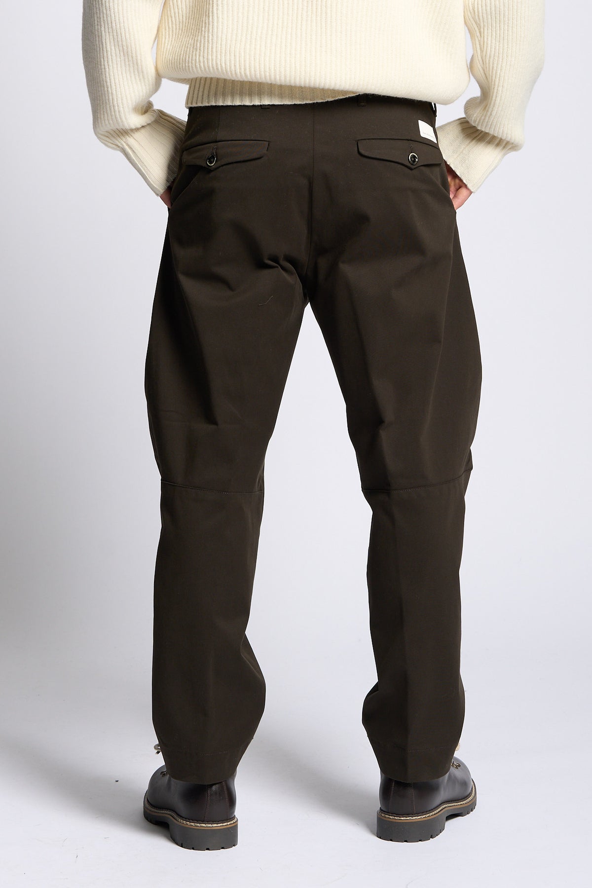 Nine in the morning Pantalone GIULIO Carrot Moro Uomo-4