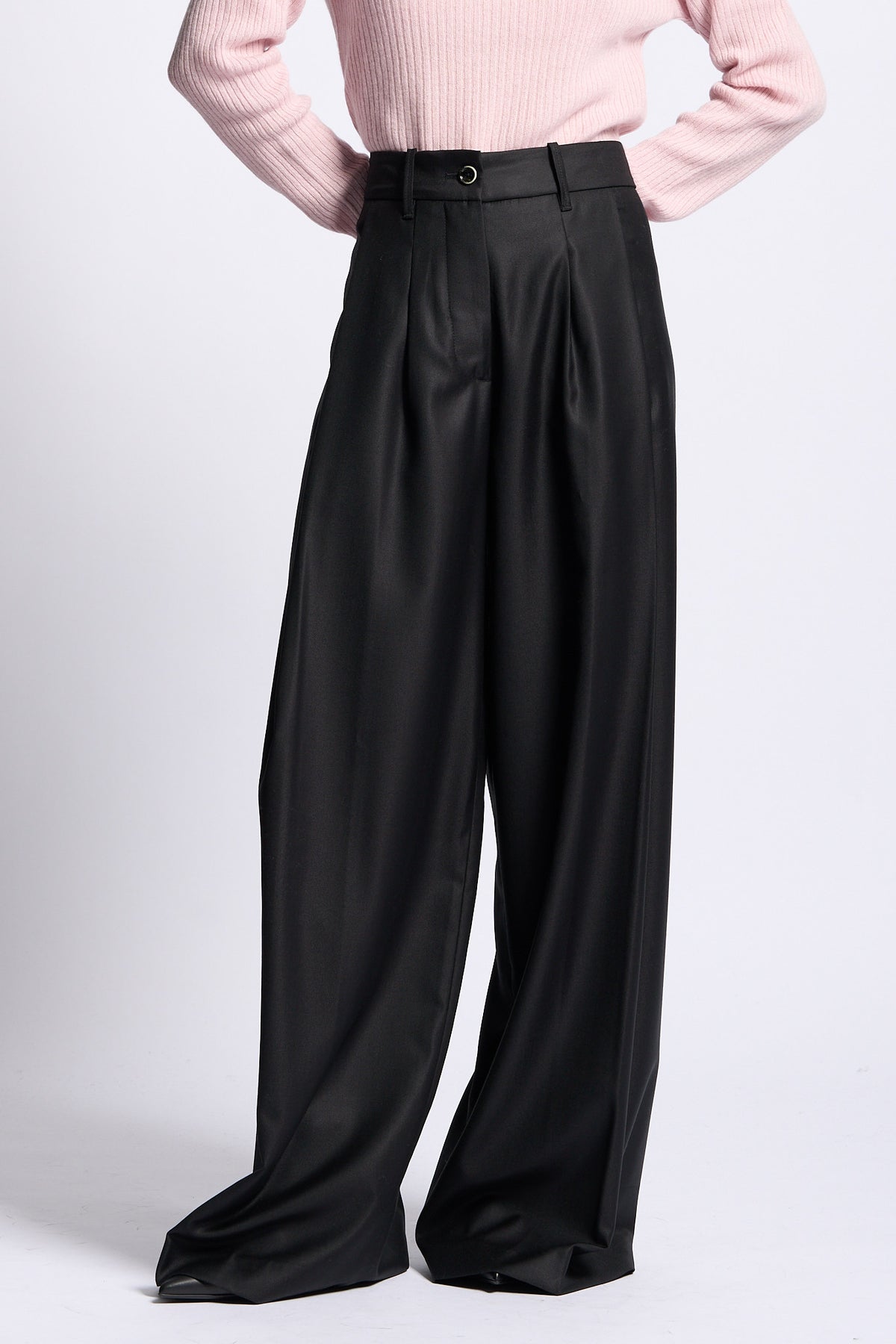 Nine in the morning Pantalone PETRA donna nero-1