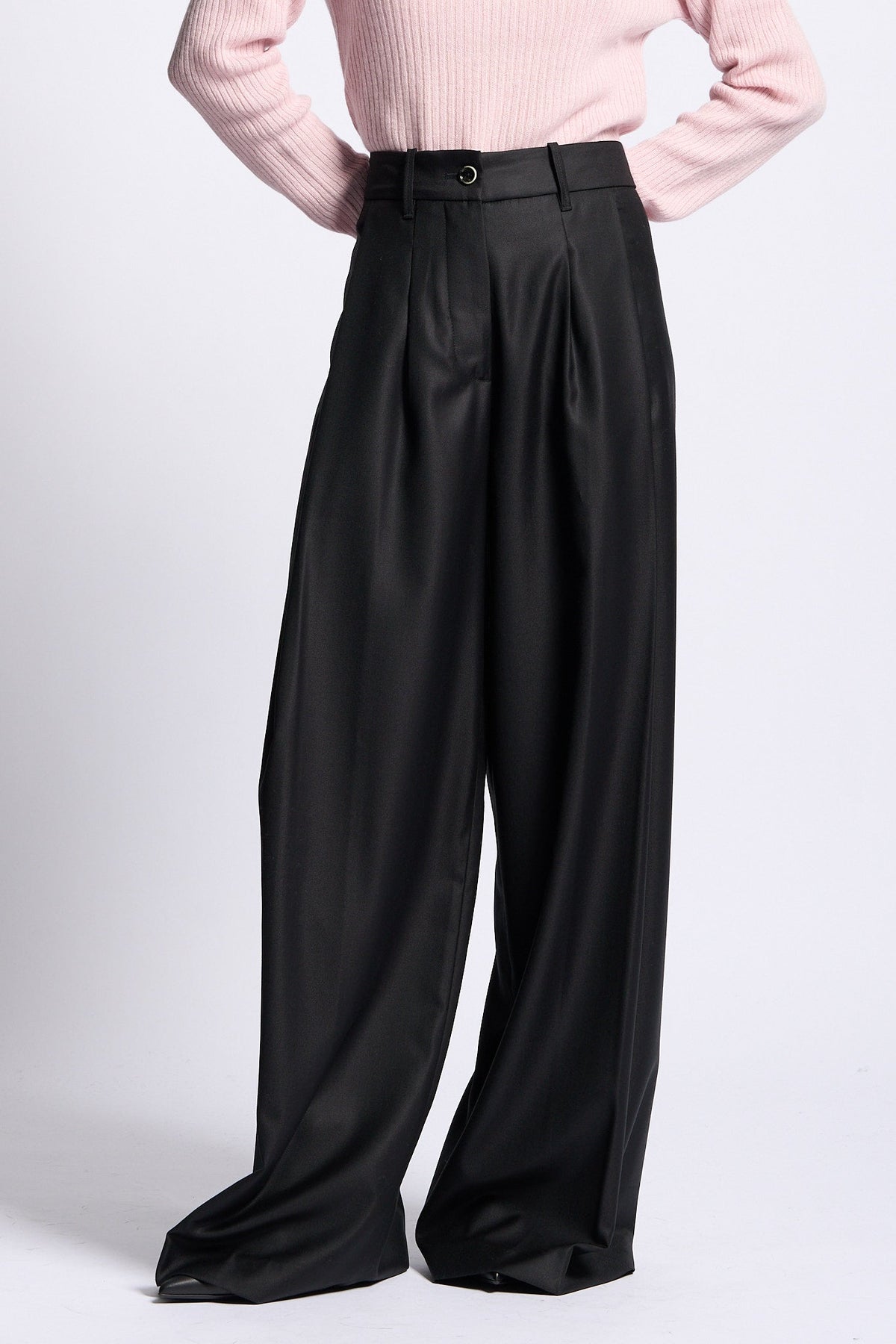 Nine in the morning Pantalone PETRA donna nero-8