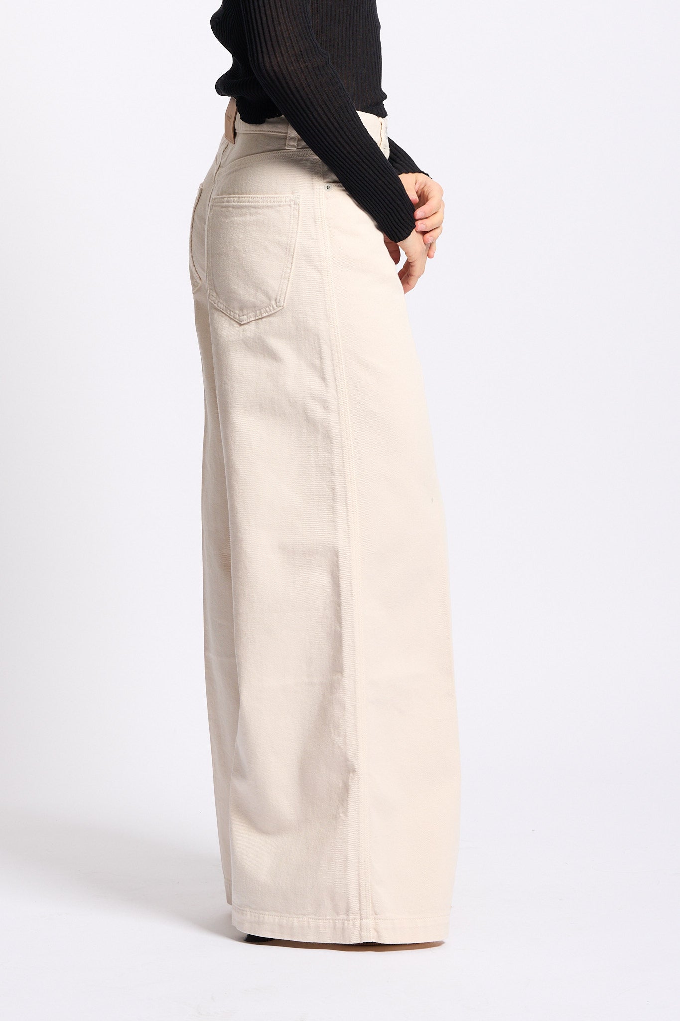 Nude Pantalone Tilda Bianco Donna-4