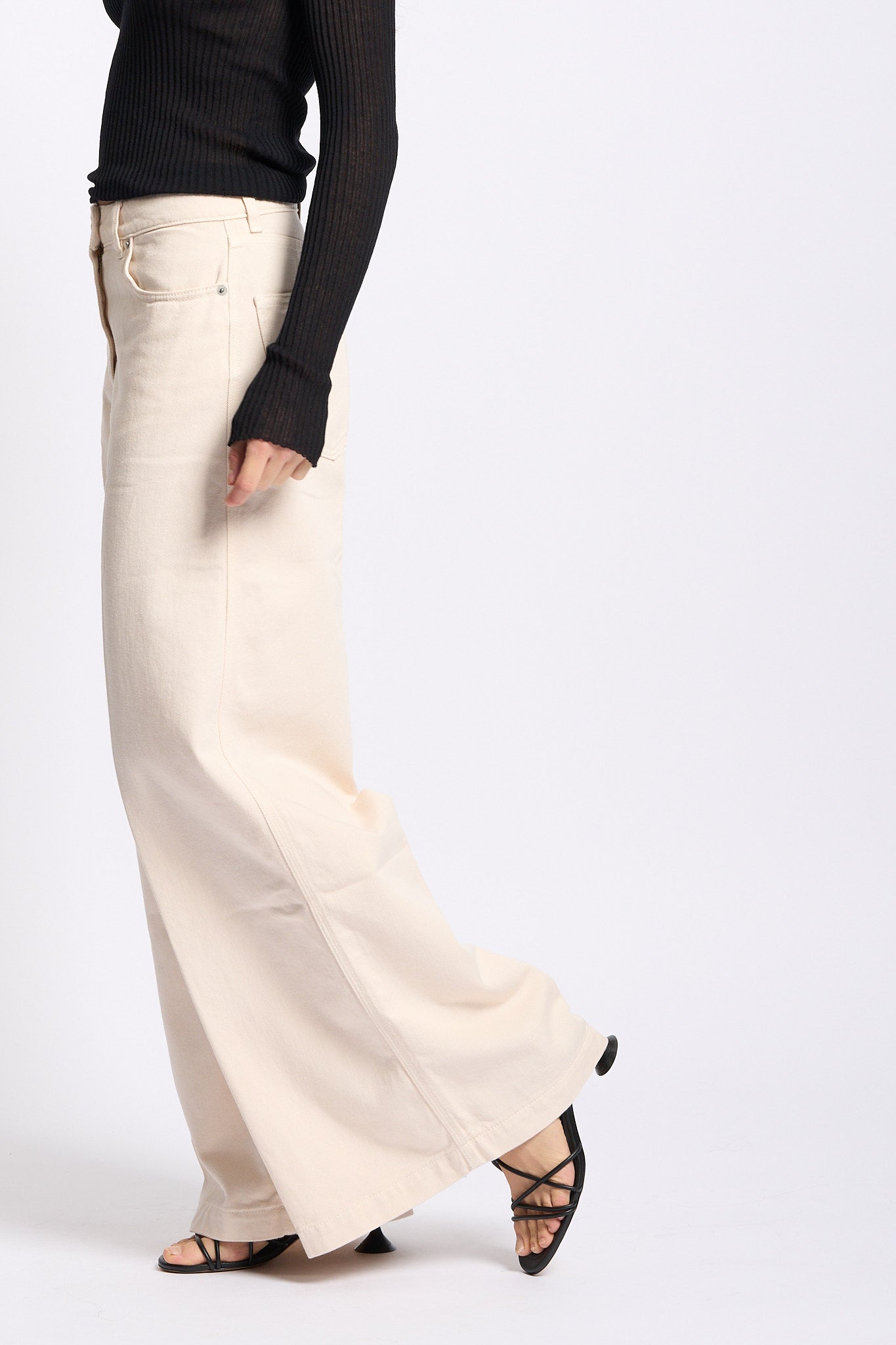 Nude Pantalone Tilda Bianco Donna-5
