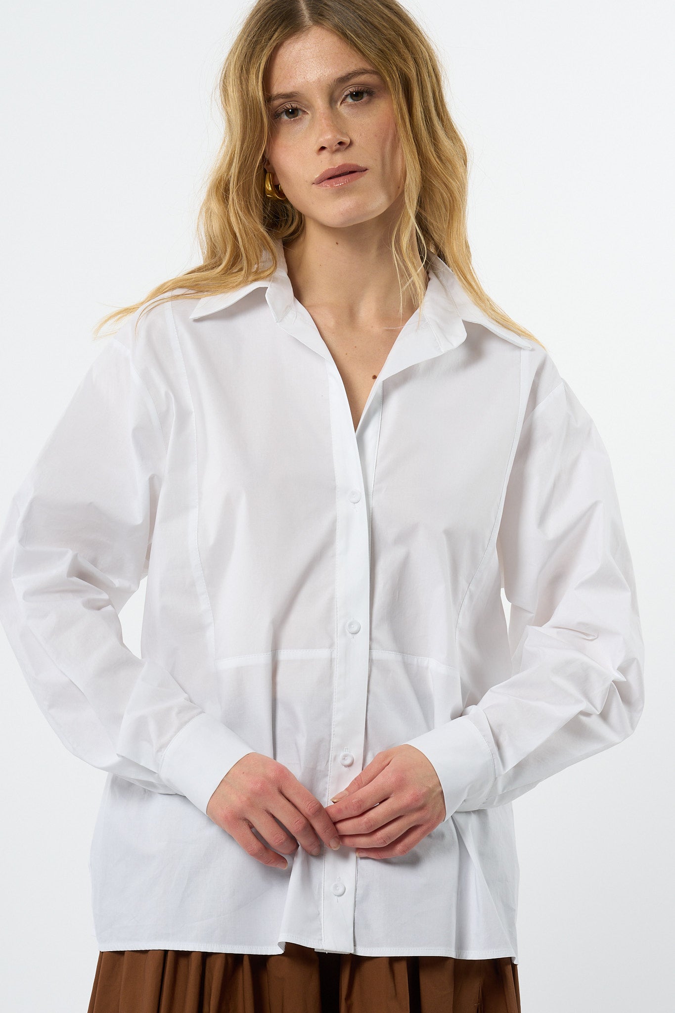 Olla Pareg Camicia Bianco Donna-3