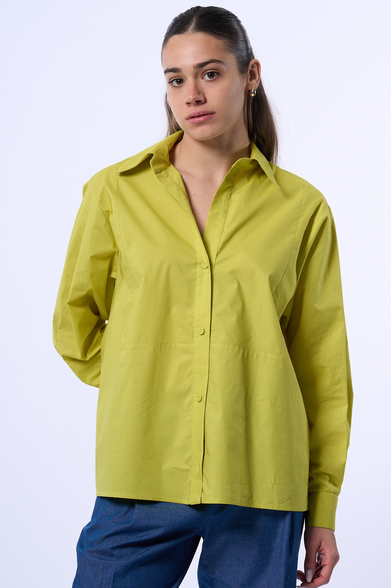 Olla Pareg Camicia Lime Donna-5