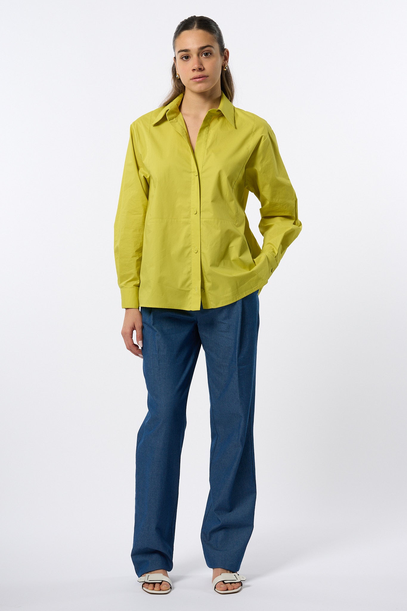 Olla Pareg Camicia Lime Donna-7