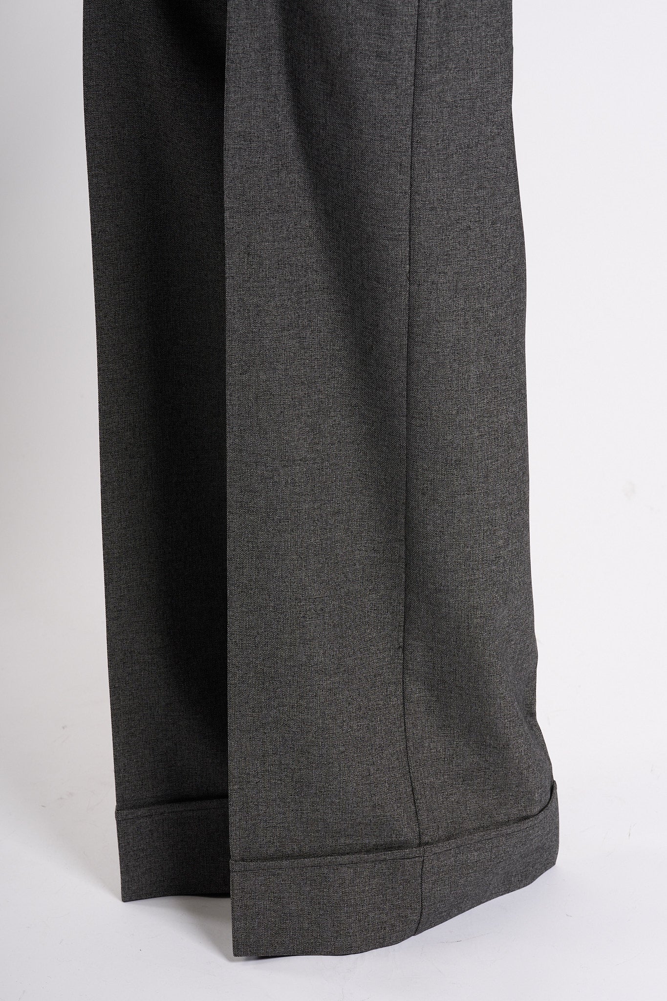 Olla pareg Pantalone Largo Grisaglia Grigio Donna-4