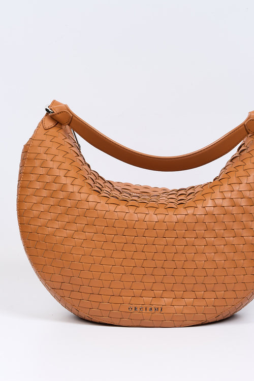 Orciani Borsa Dumpling Intrecciata Ambra Donna-2