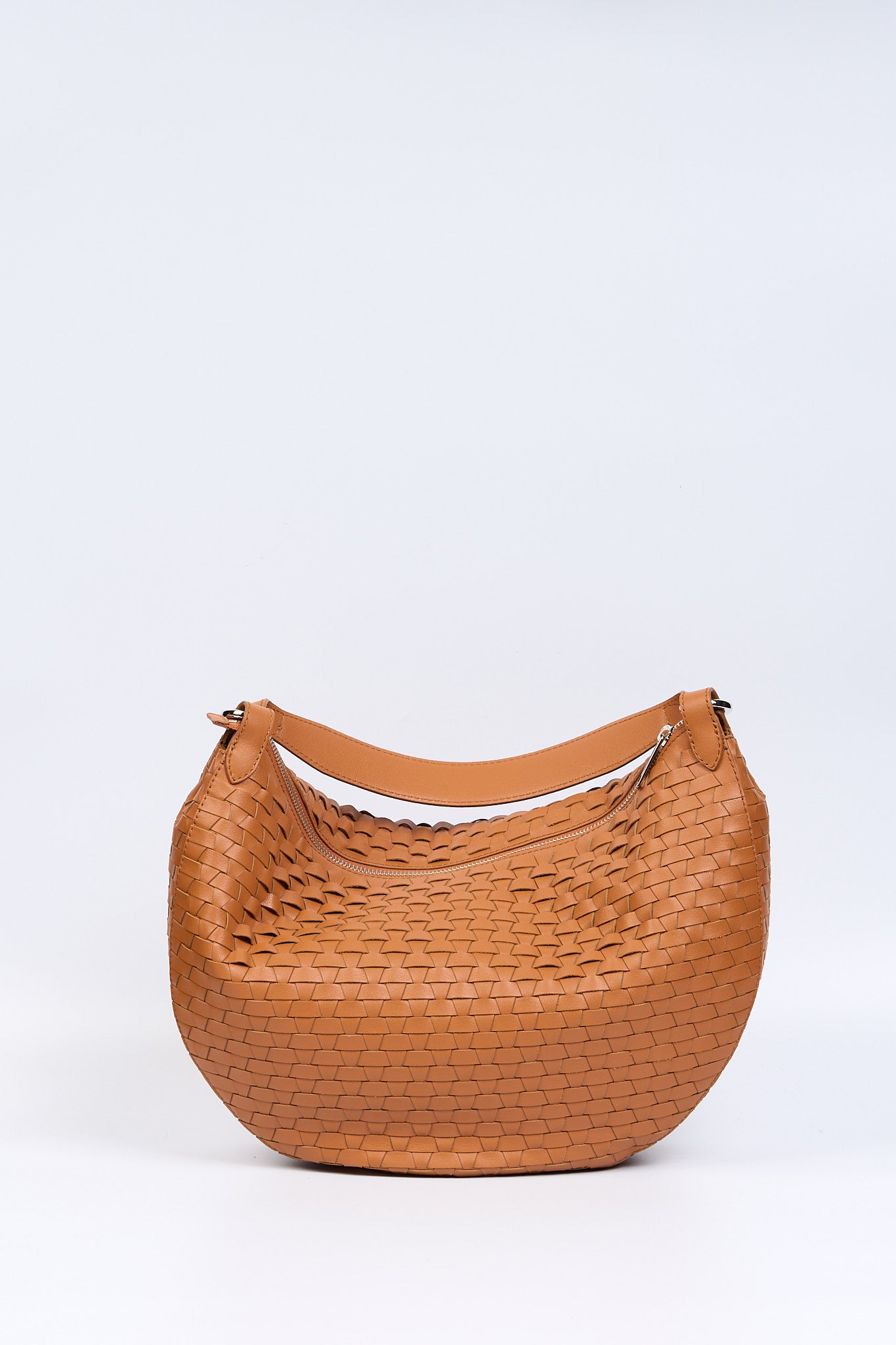 Orciani Borsa Dumpling Intrecciata Ambra Donna-5