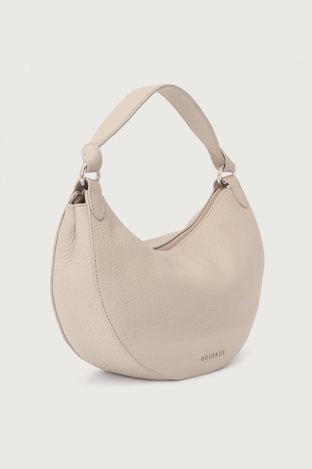 Orciani Borsa Dumpling Media Argilla Donna-2