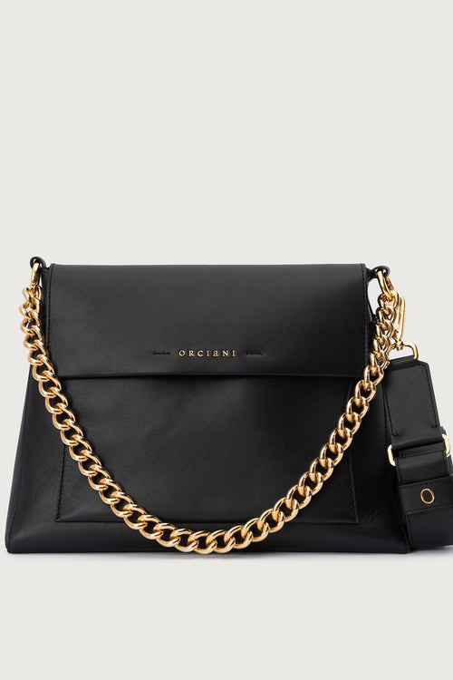 Orciani Borsa Missy Media Nero Donna