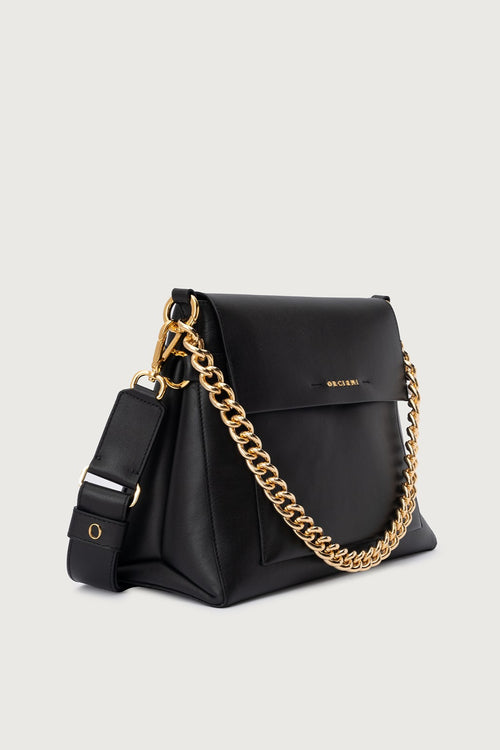 Orciani Borsa Missy Media Nero Donna-2