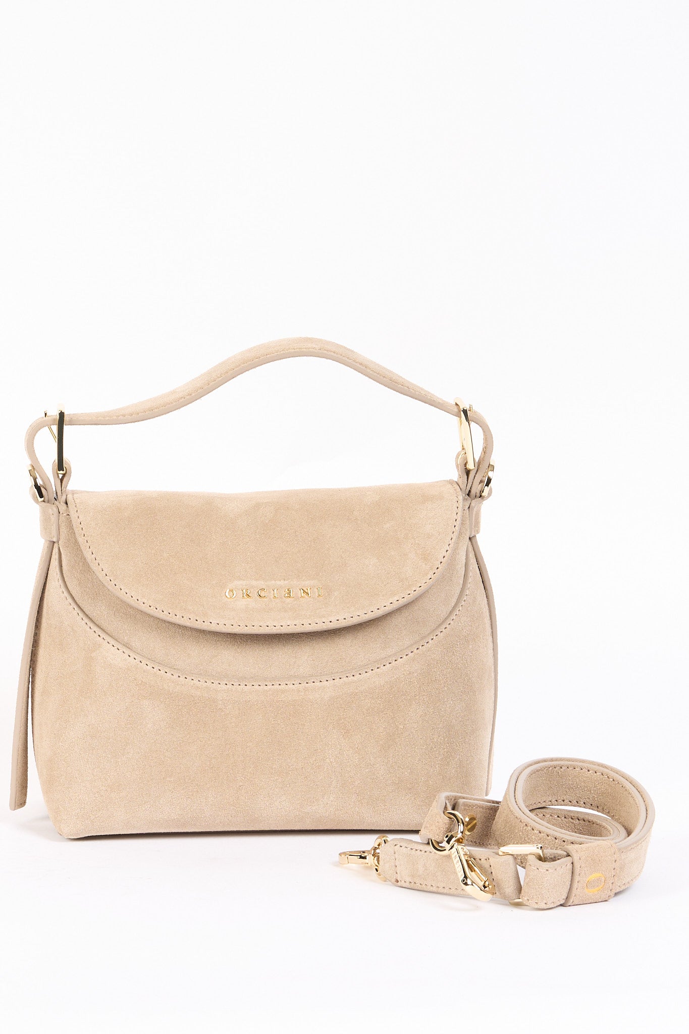 Orciani Borsa NANA PEACH Small Sabbia Donna-6