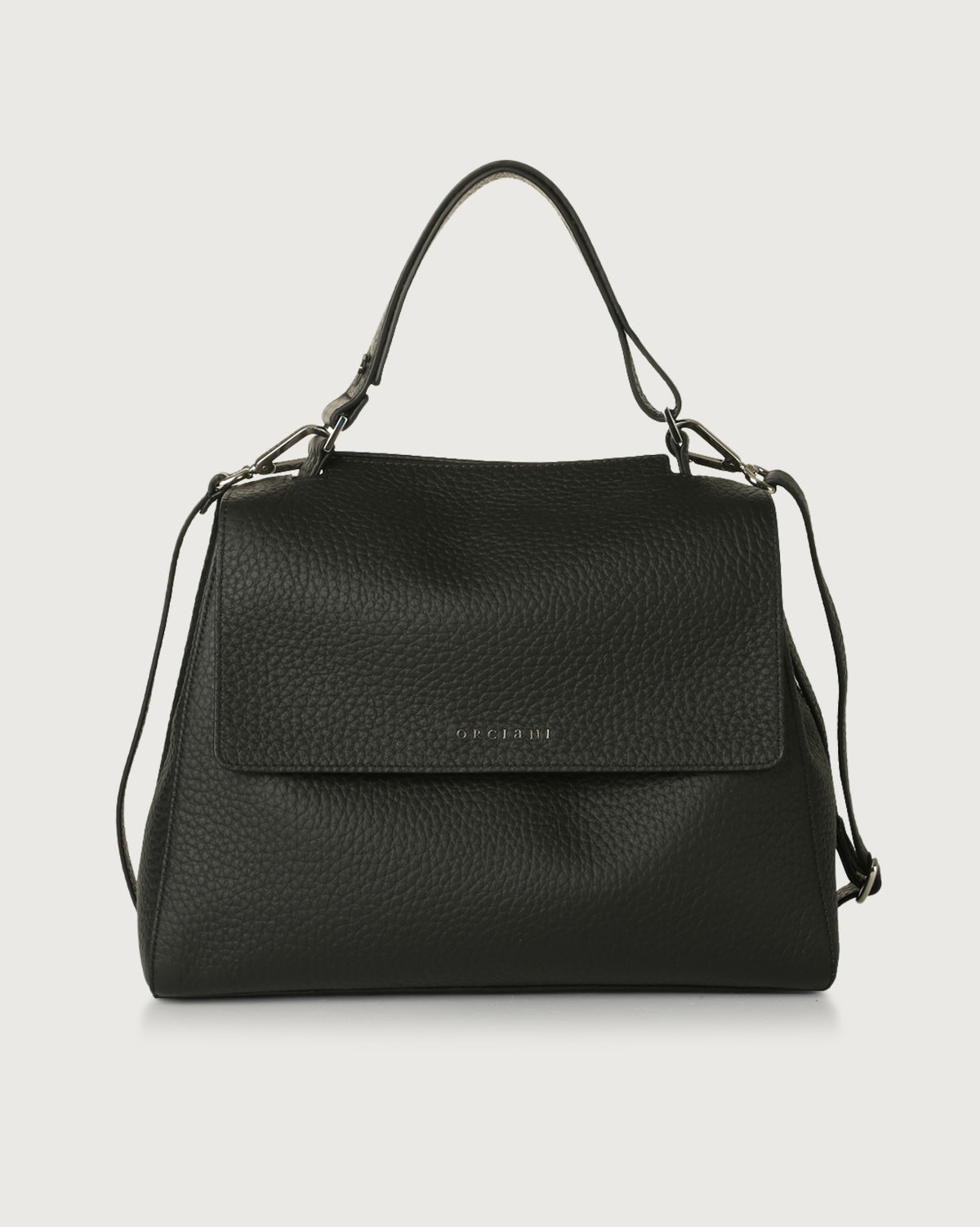 Orciani Borsa SVEVA MEDIA SOFT Nero Donna in pelle-5