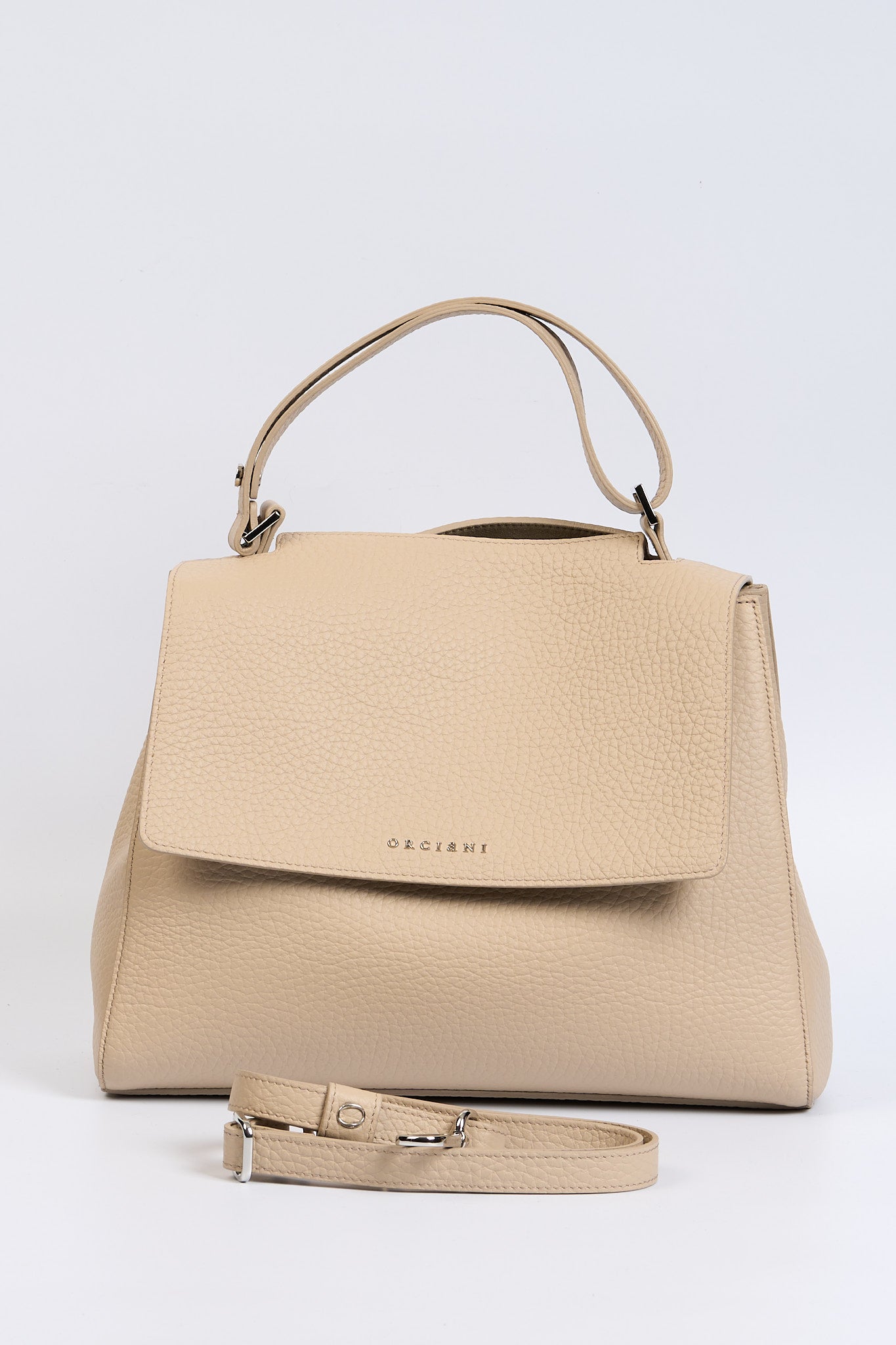 Orciani Borsa SVEVA Media Soft Sabbia Donna-4