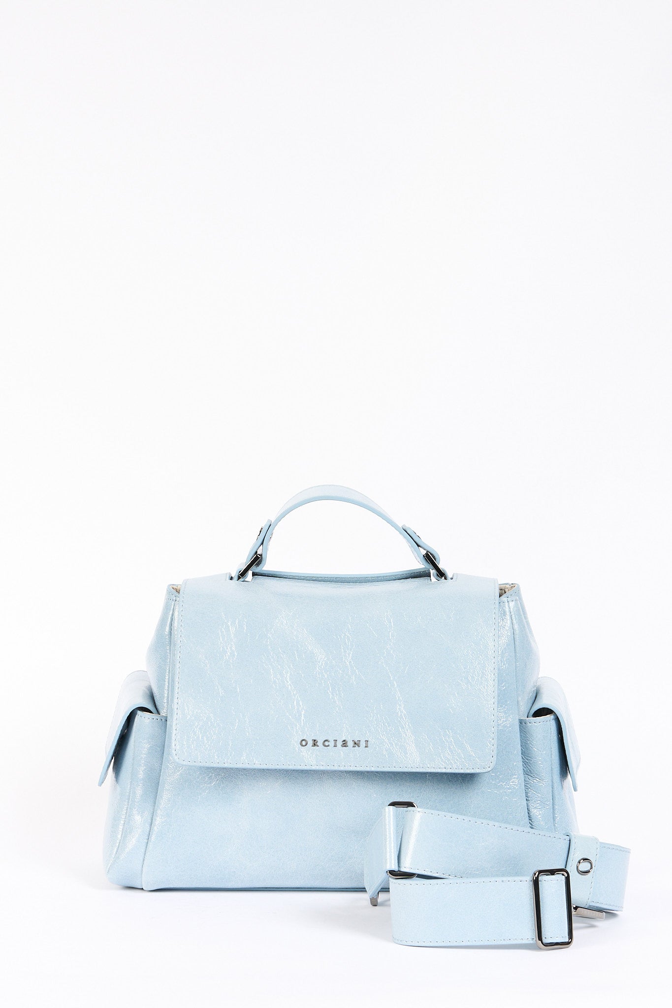Orciani Borsa SVEVA Small Cargo Cielo Donna-7