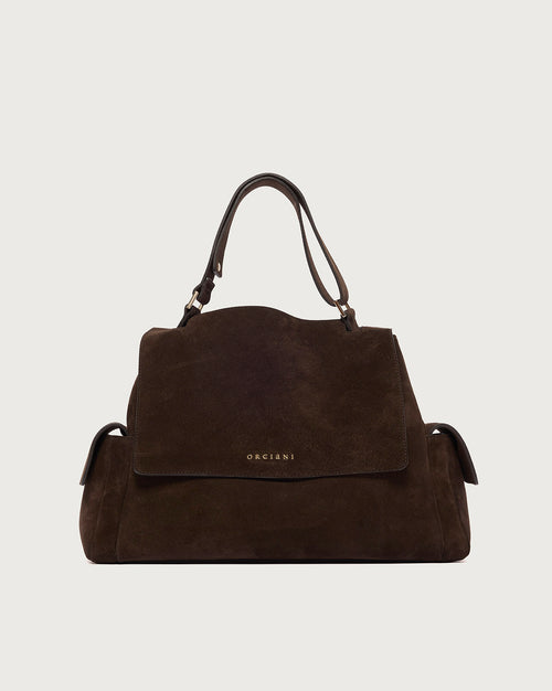 Orciani Borsa SVEVA CARGO PEACH Small testa di moro donna