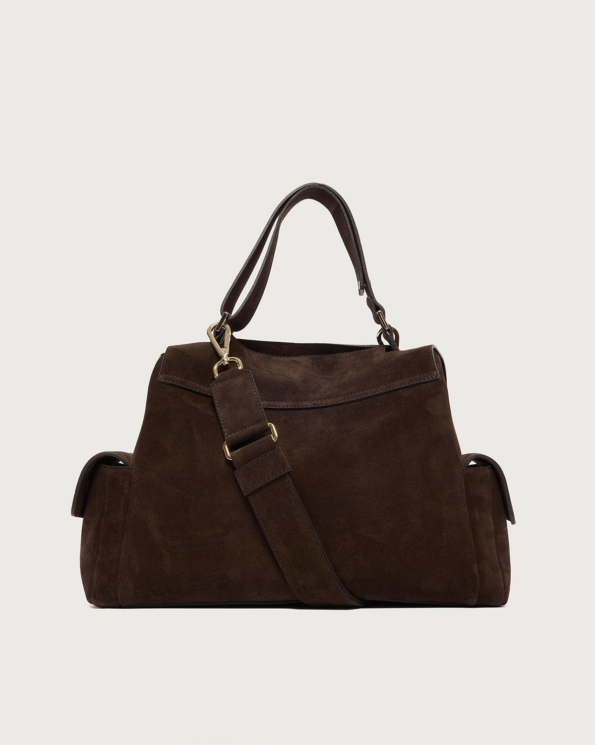 Orciani Borsa SVEVA CARGO PEACH Small testa di moro donna-3