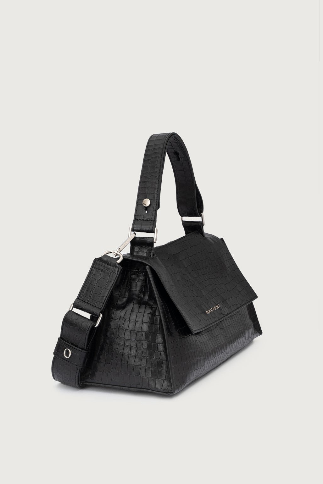 Orciani Borsa Sveva Longuette Cocco Nero Donna-2