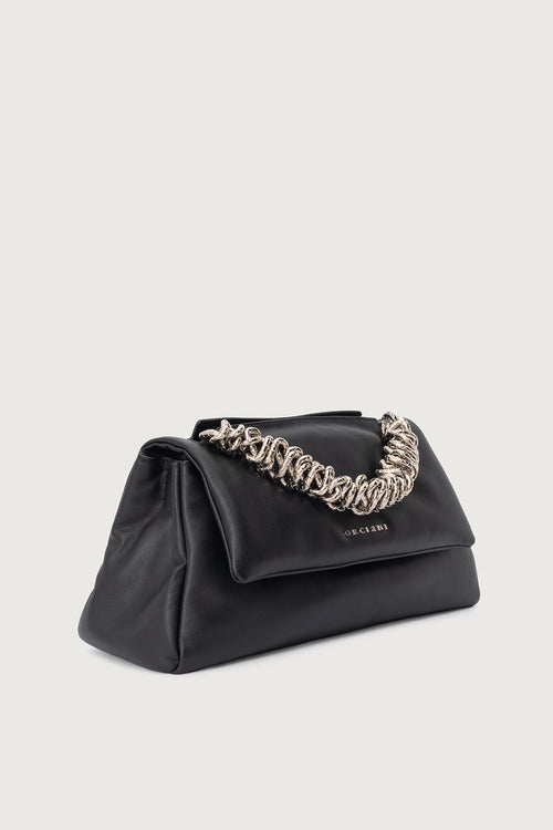 Orciani Borsa Sveva Longuette Nappa Nero Donna-2