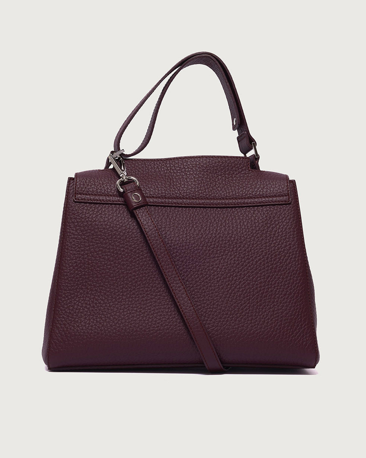 Orciani Sveva Medium Tr Soft Bag Bordeaux Woman-2