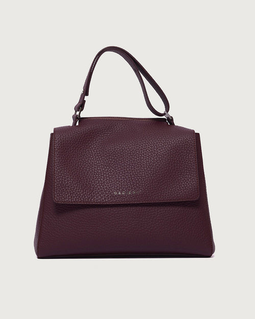 Orciani Sveva Medium Tr Soft Bag Bordeaux Woman