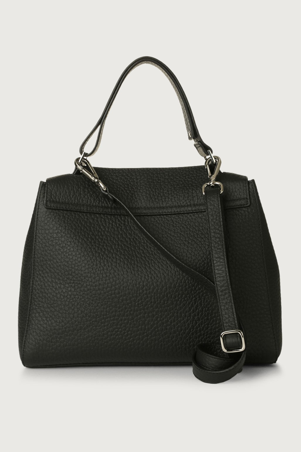 Orciani Sveva Medium Soft Bag Black Woman-3