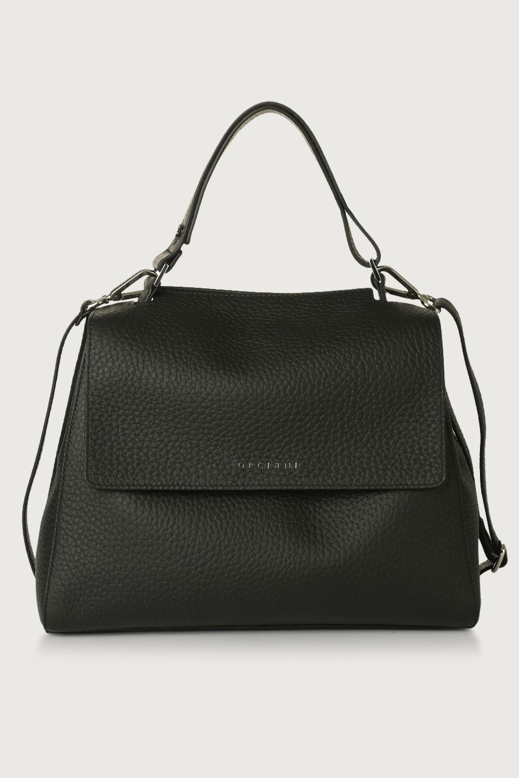 Orciani Sveva Medium Soft Bag Black Woman-5