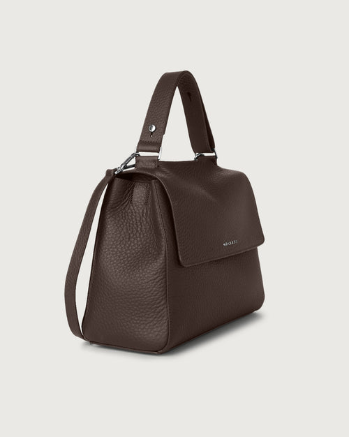 Orciani Sveva Medium Tr Soft Bag Dark Brown Woman-2