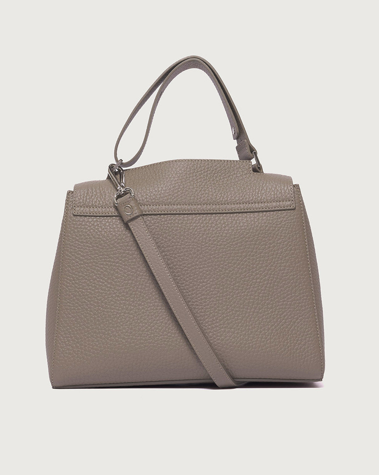 Orciani Borsa Sveva Media Soft Taupe Donna-3