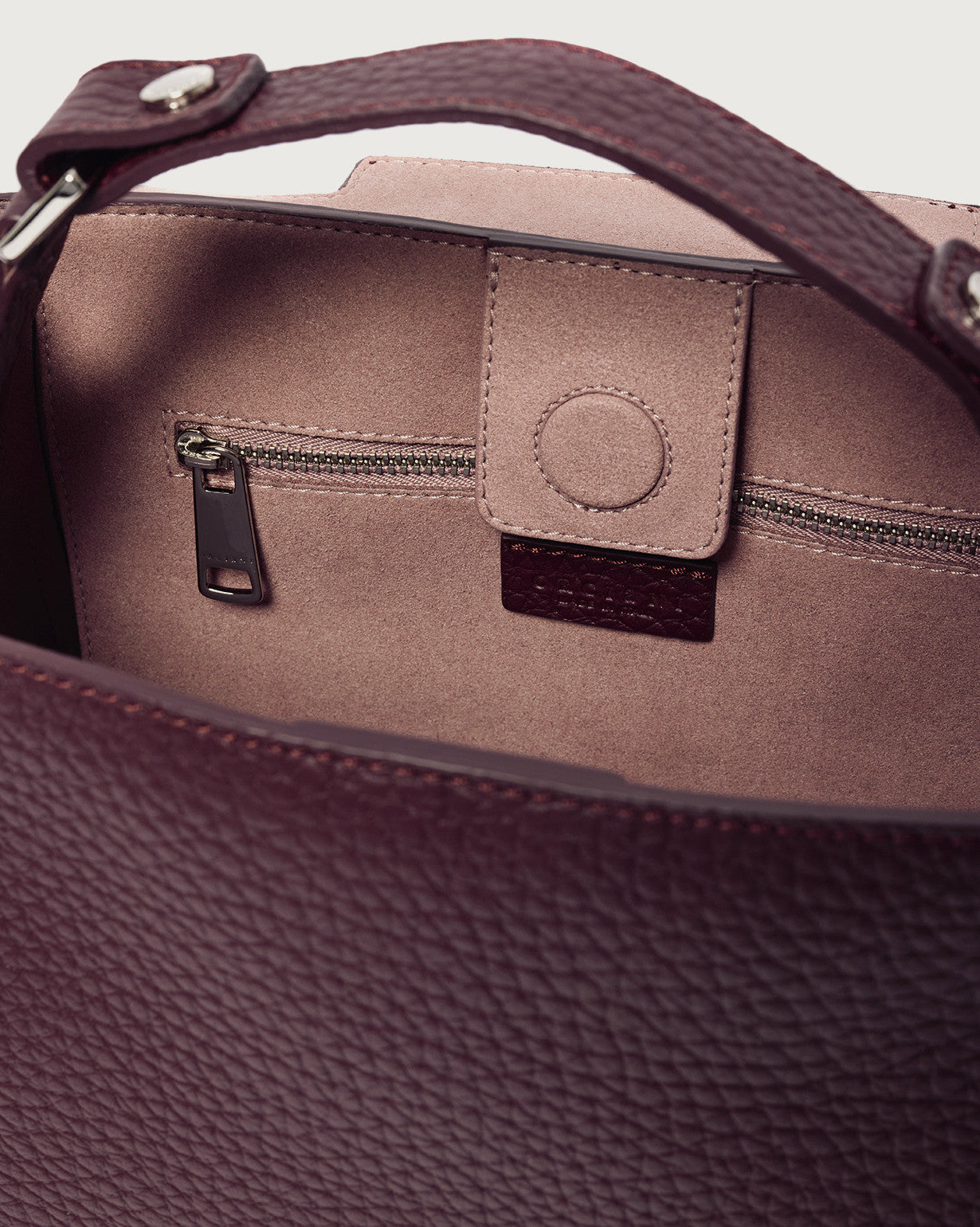 Orciani Sveva Small Bag Tr Soft Bordeaux Woman-4