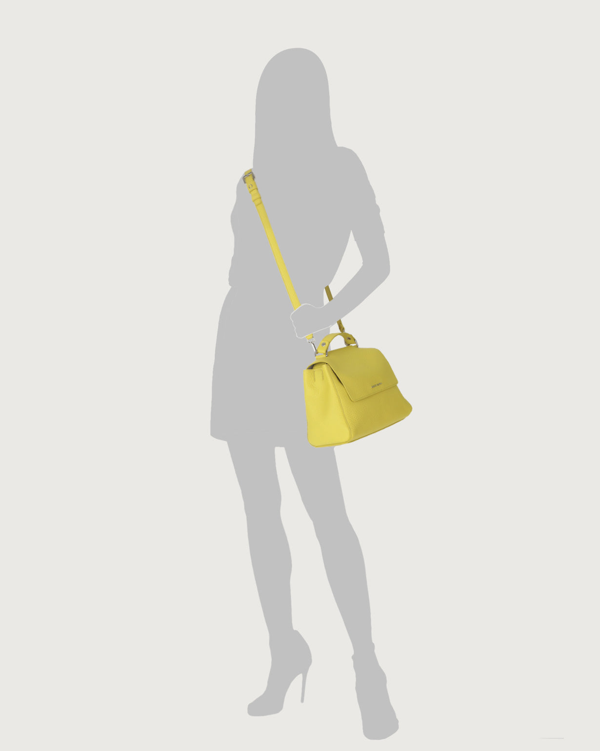 Orciani Sveva Small Bag Tr Soft Yellow Woman-5