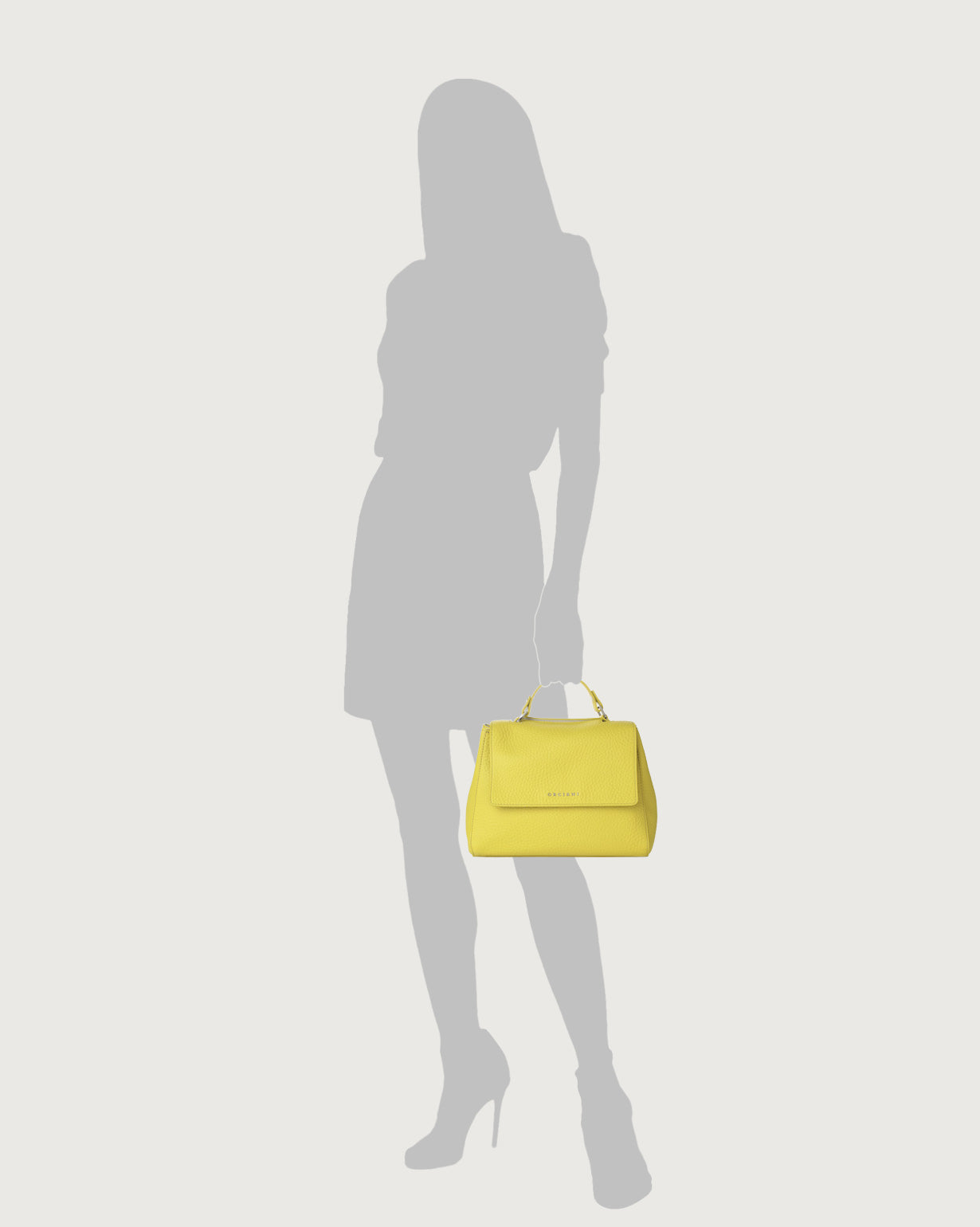 Orciani Sveva Small Bag Tr Soft Yellow Woman-6