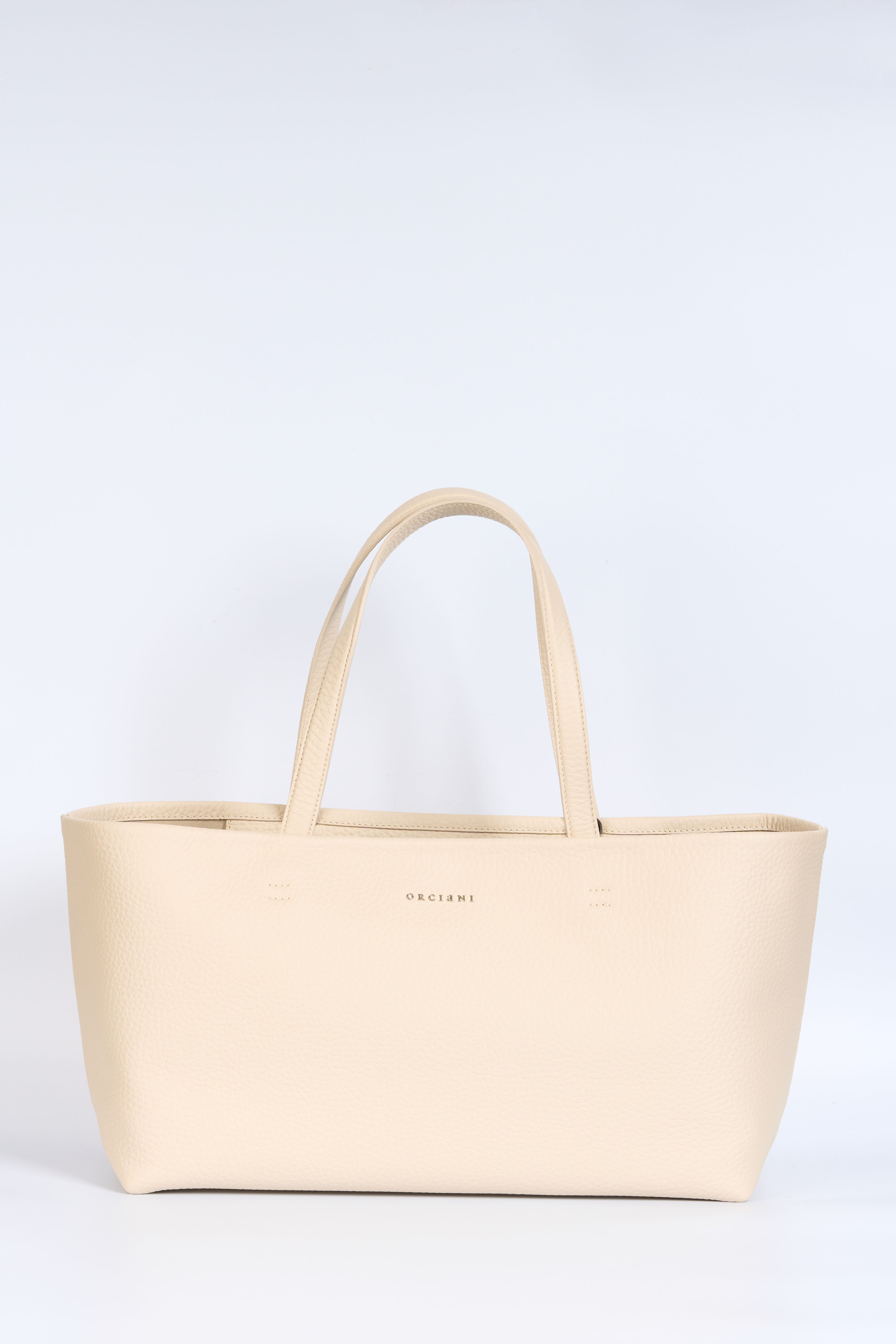 Orciani Borsa Tata Shopper XL Avorio Donna-3