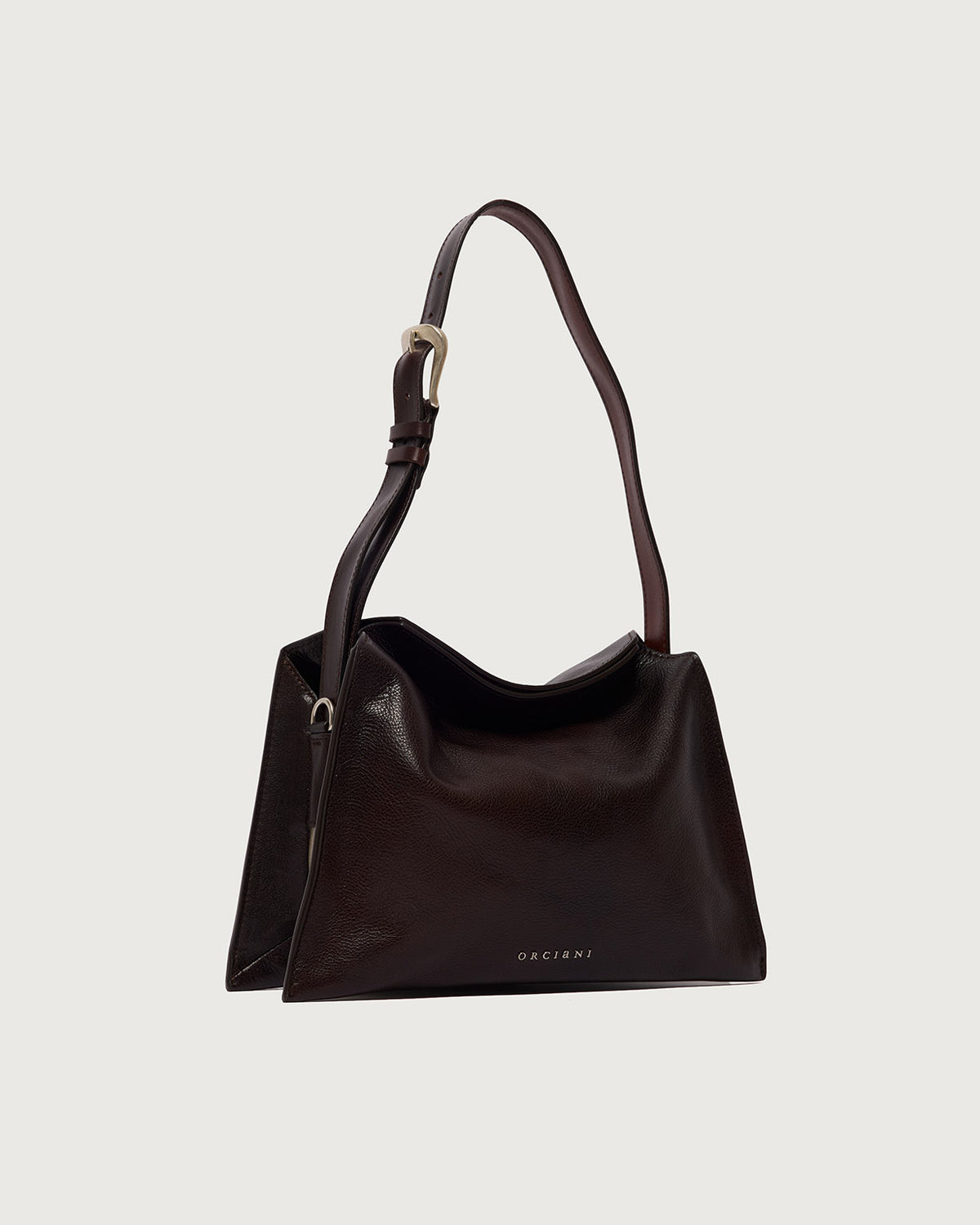 Orciani Borsa TRINITY PICCOLA LAGOON testa di moro donna-4