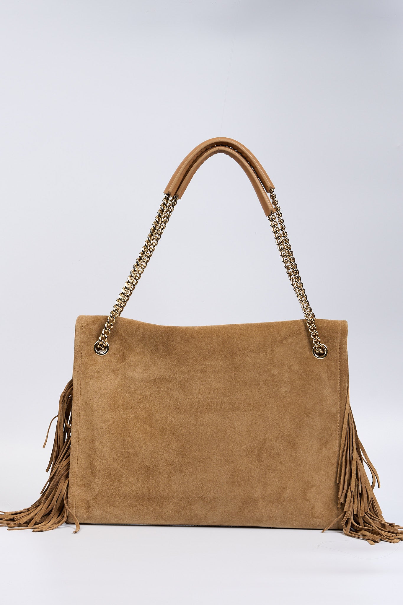 Orciani Borsa Venus Frange Biscotto Donna-4