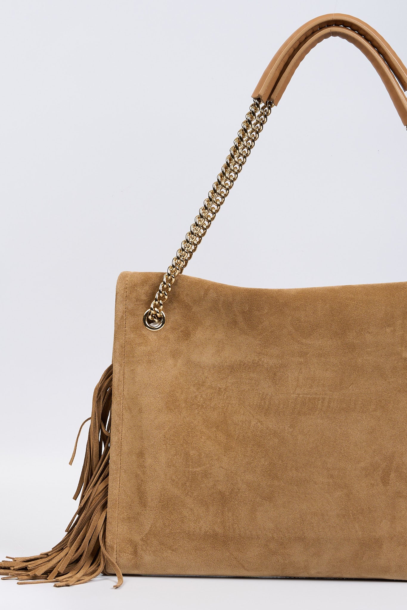 Orciani Borsa Venus Frange Biscotto Donna-5