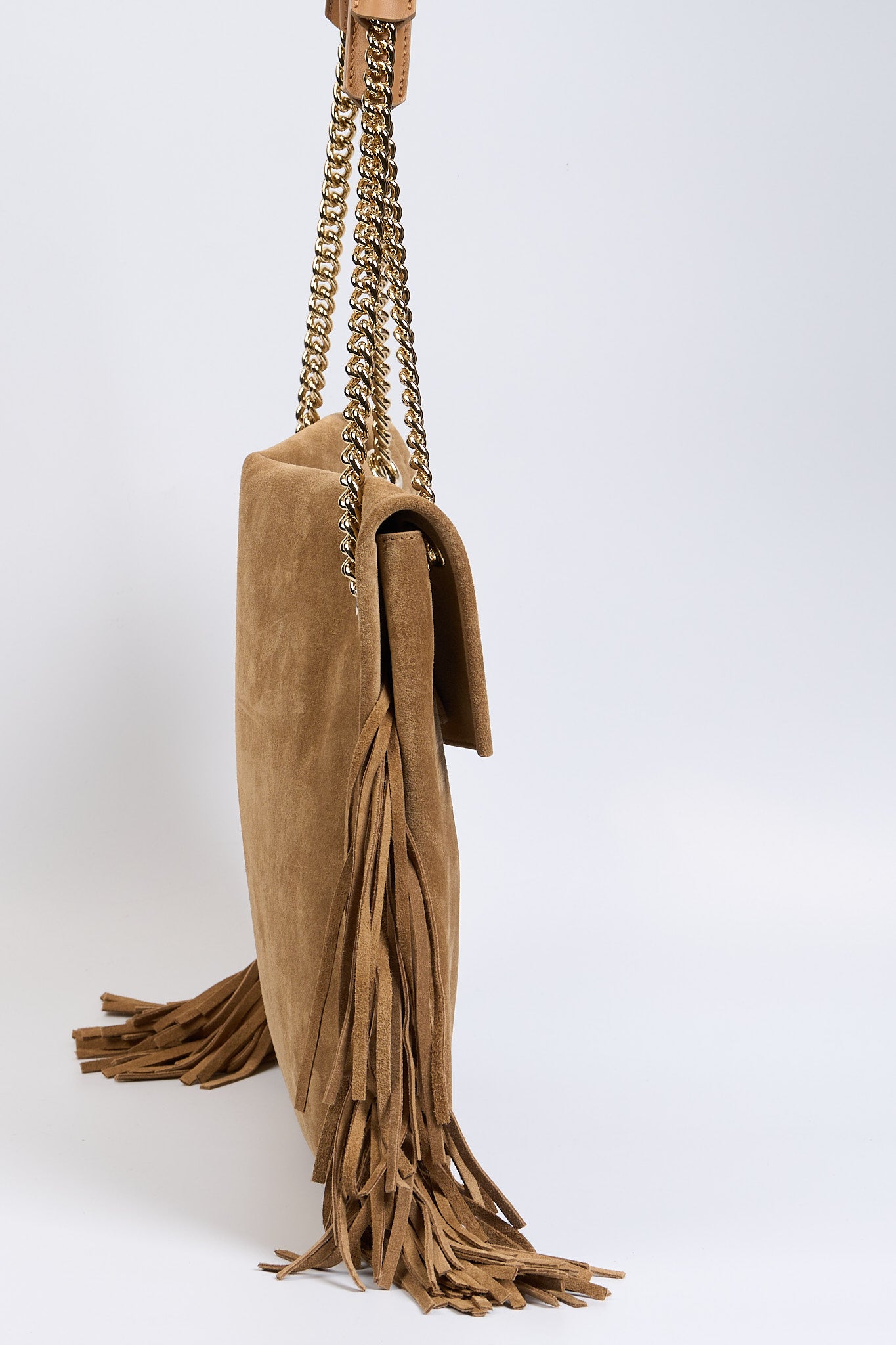 Orciani Borsa Venus Frange Biscotto Donna-6