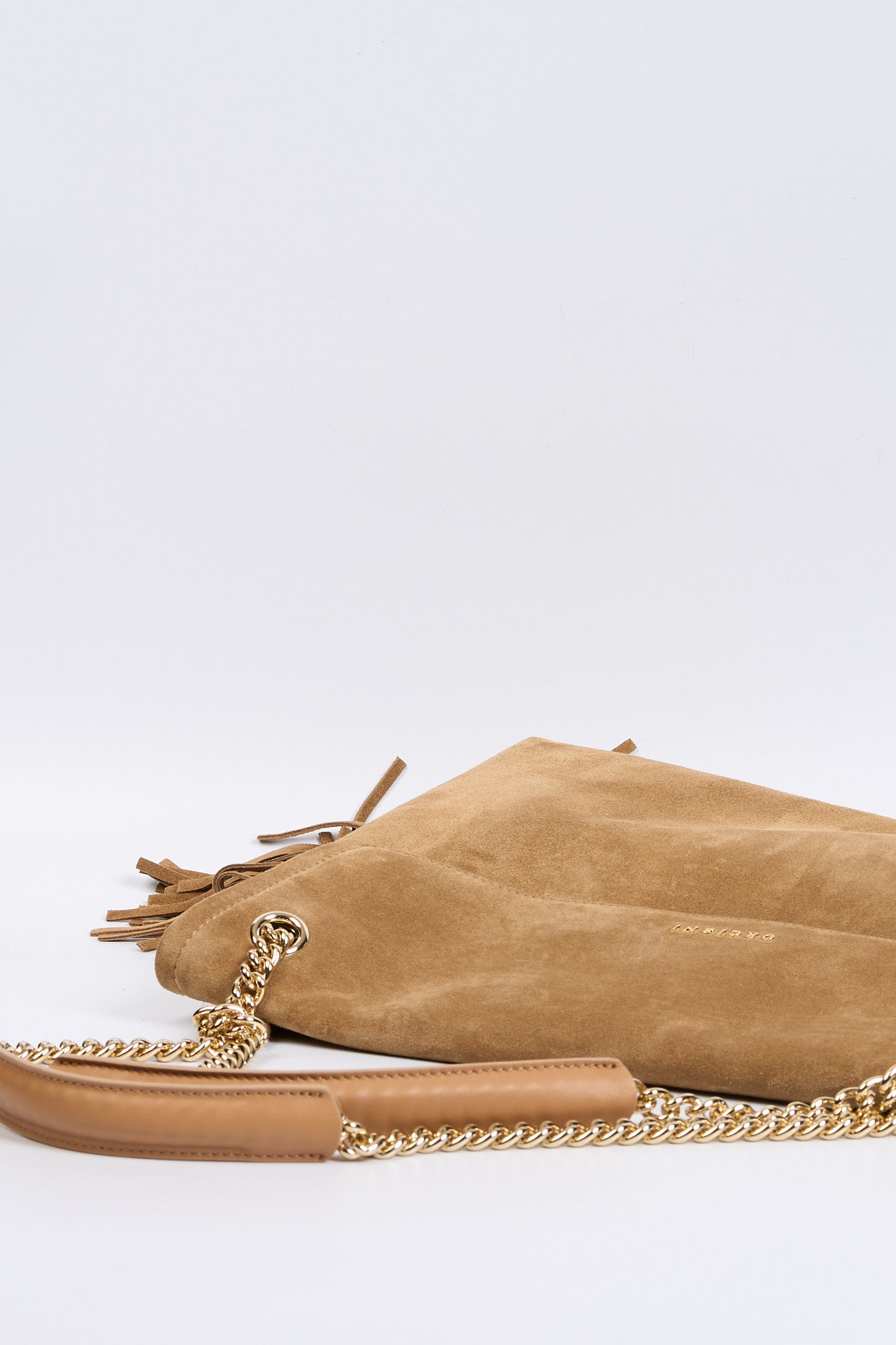 Orciani Borsa Venus Frange Biscotto Donna-8