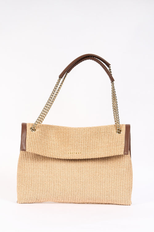 Orciani Borsa VENUS Rafia Biscotto Donna