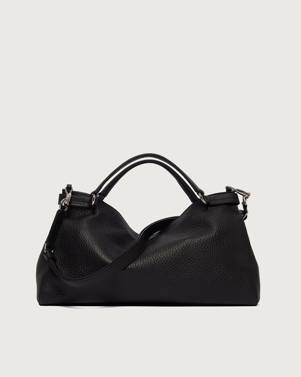 Orciani Borsa VIRGO MEDIA SOFT in pelle Nero Donna-3