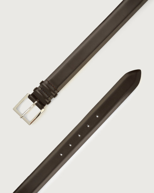 Orciani Classic Calf Belt Dark Brown Men-2