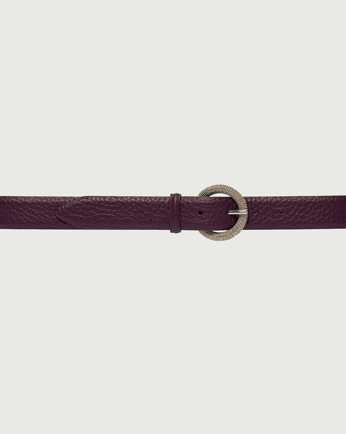 Orciani Cintura Icon Micro Chain Soft Bordeaux Donna-3