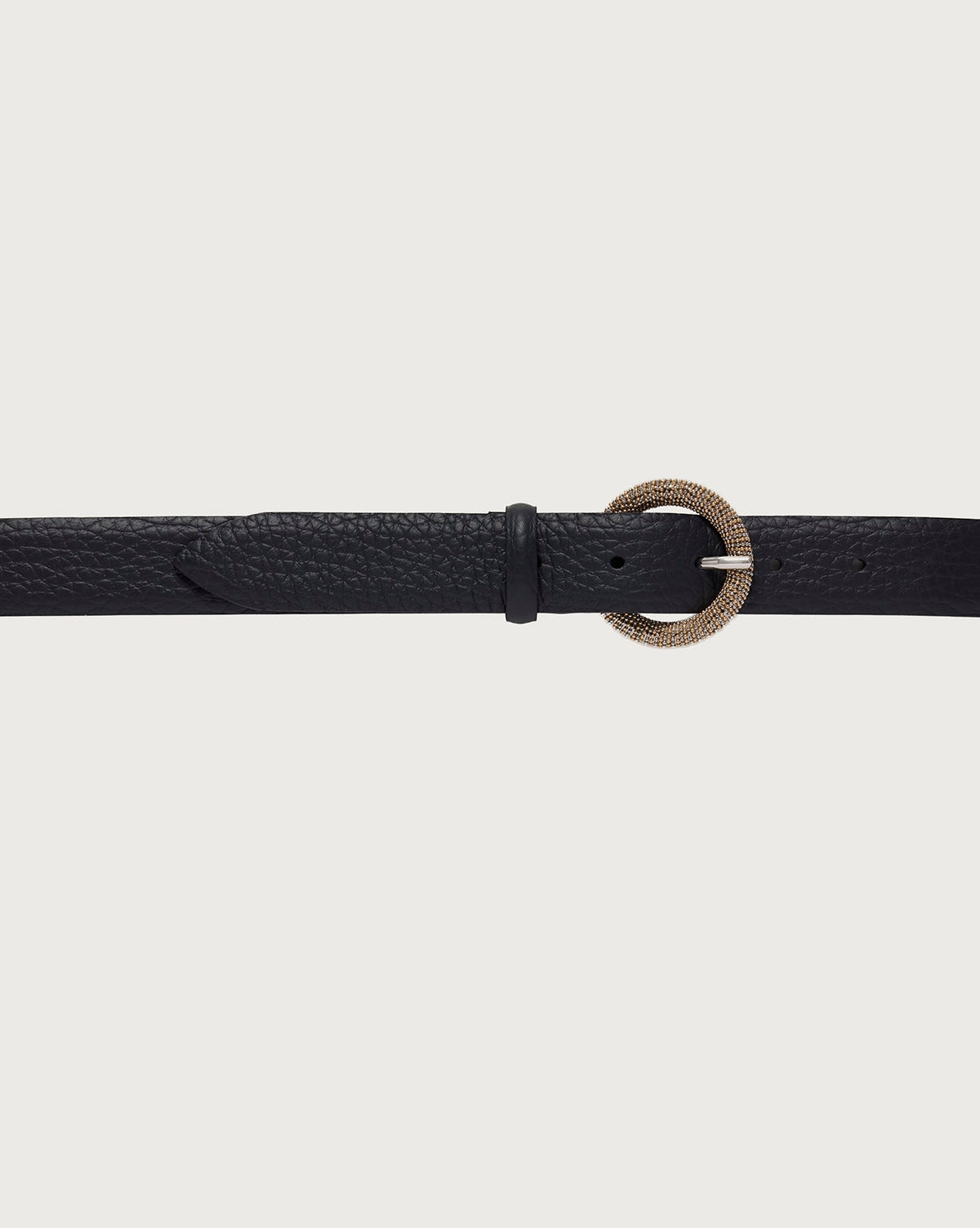 Orciani Cintura Icon Micro Chain Soft nero da donna-3