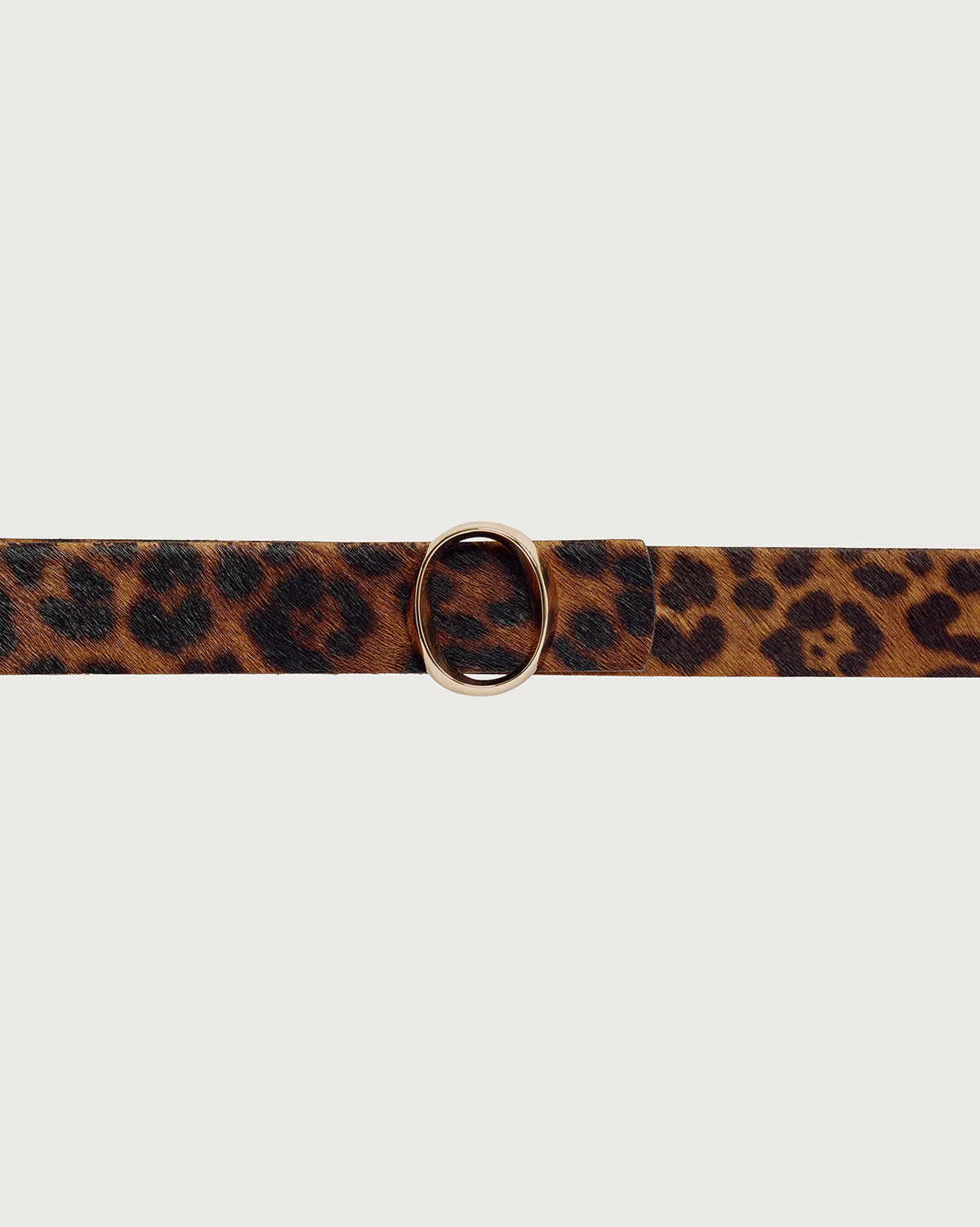 Orciani Cintura Iconic O Reversibile Cavallino Leopardo/Nero Donna-3