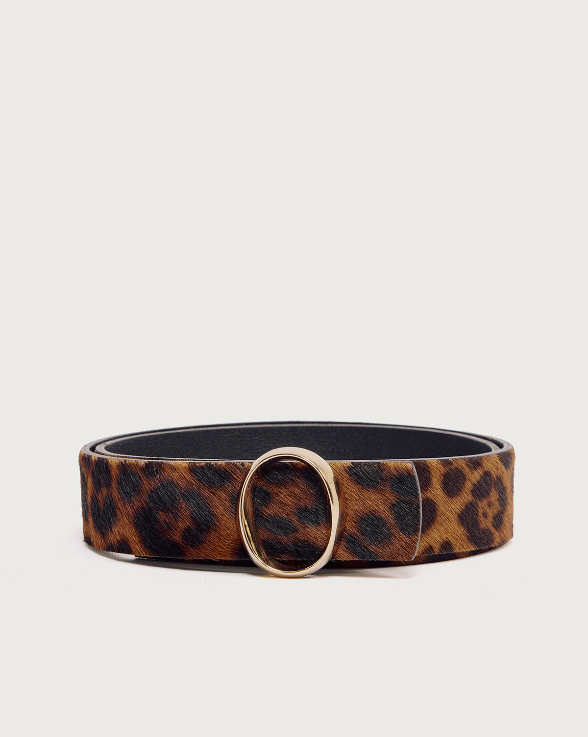 Orciani Cintura Iconic O Reversibile Cavallino Leopardo/Nero Donna-1