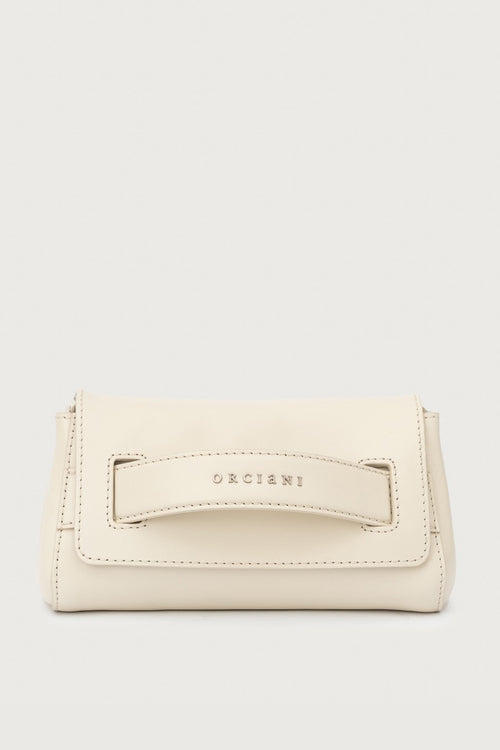 Orciani Clutch Gossip Latte Donna