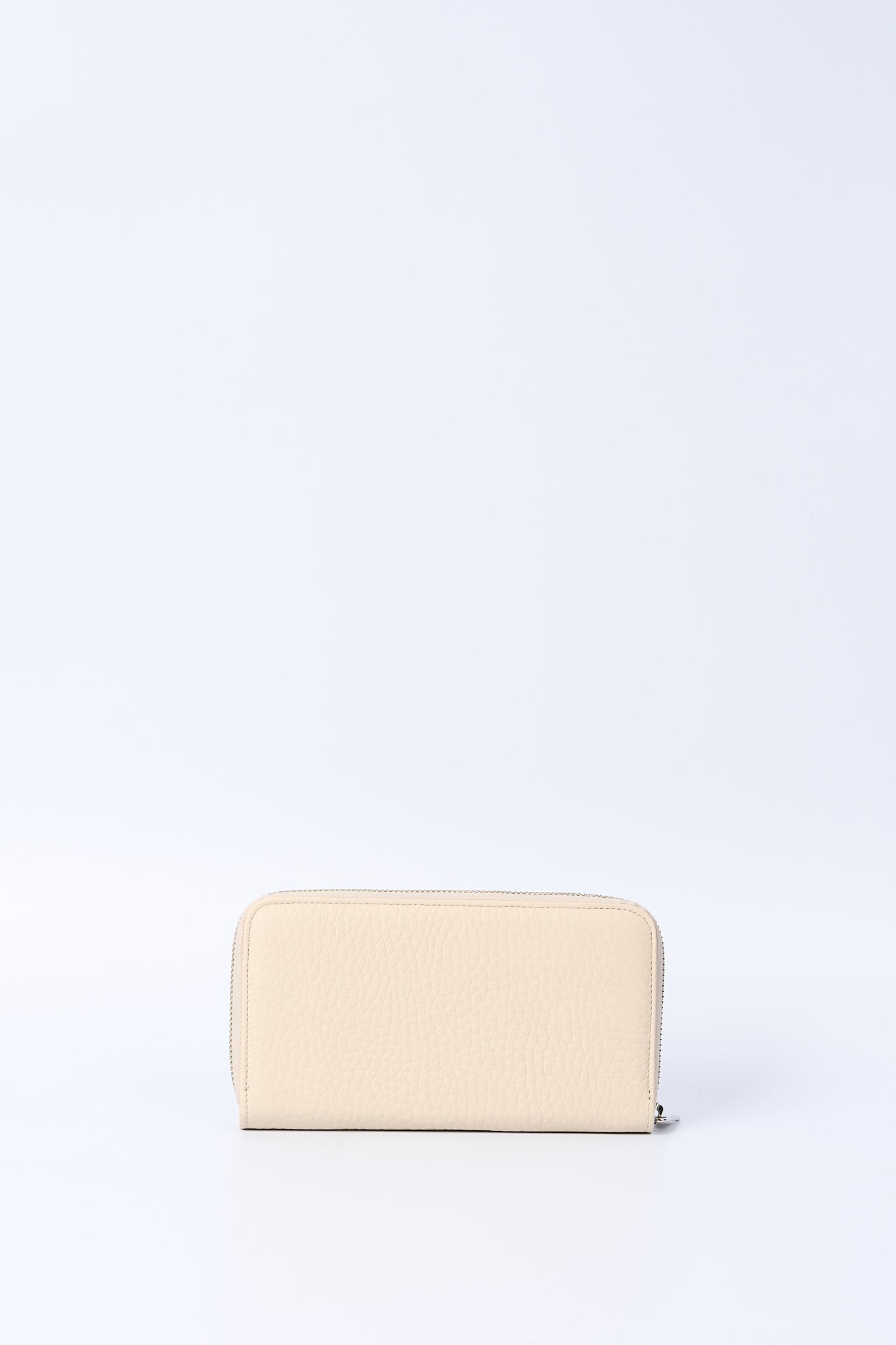 Orciani Large Zip Around Wallet Ivory Woman-4
