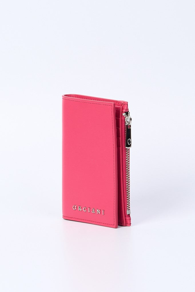 Orciani Portafoglio Verticale Lampone Donna Motta Fashion Place