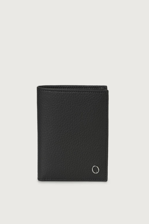 Orciani Black Vertical Wallet for Men