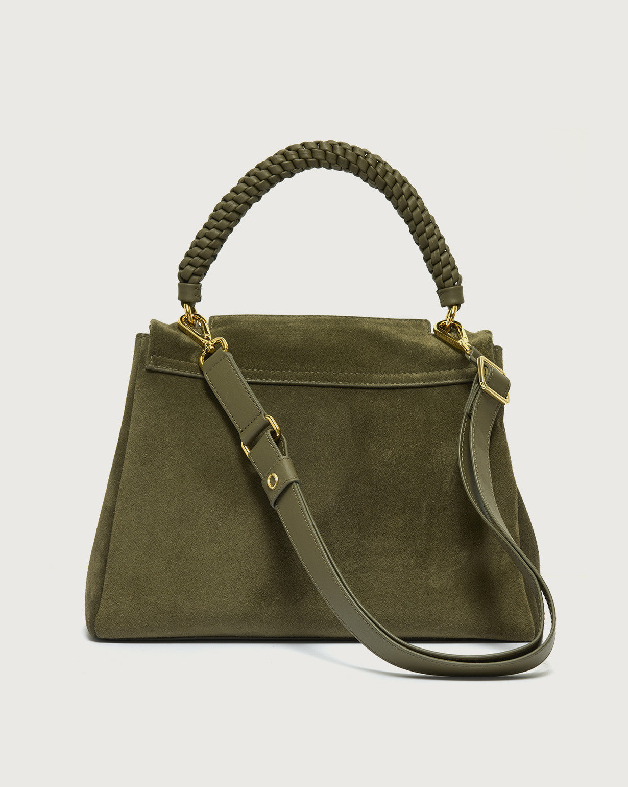 Orciani Sveva Media Suede Verde Bosco Donna-3