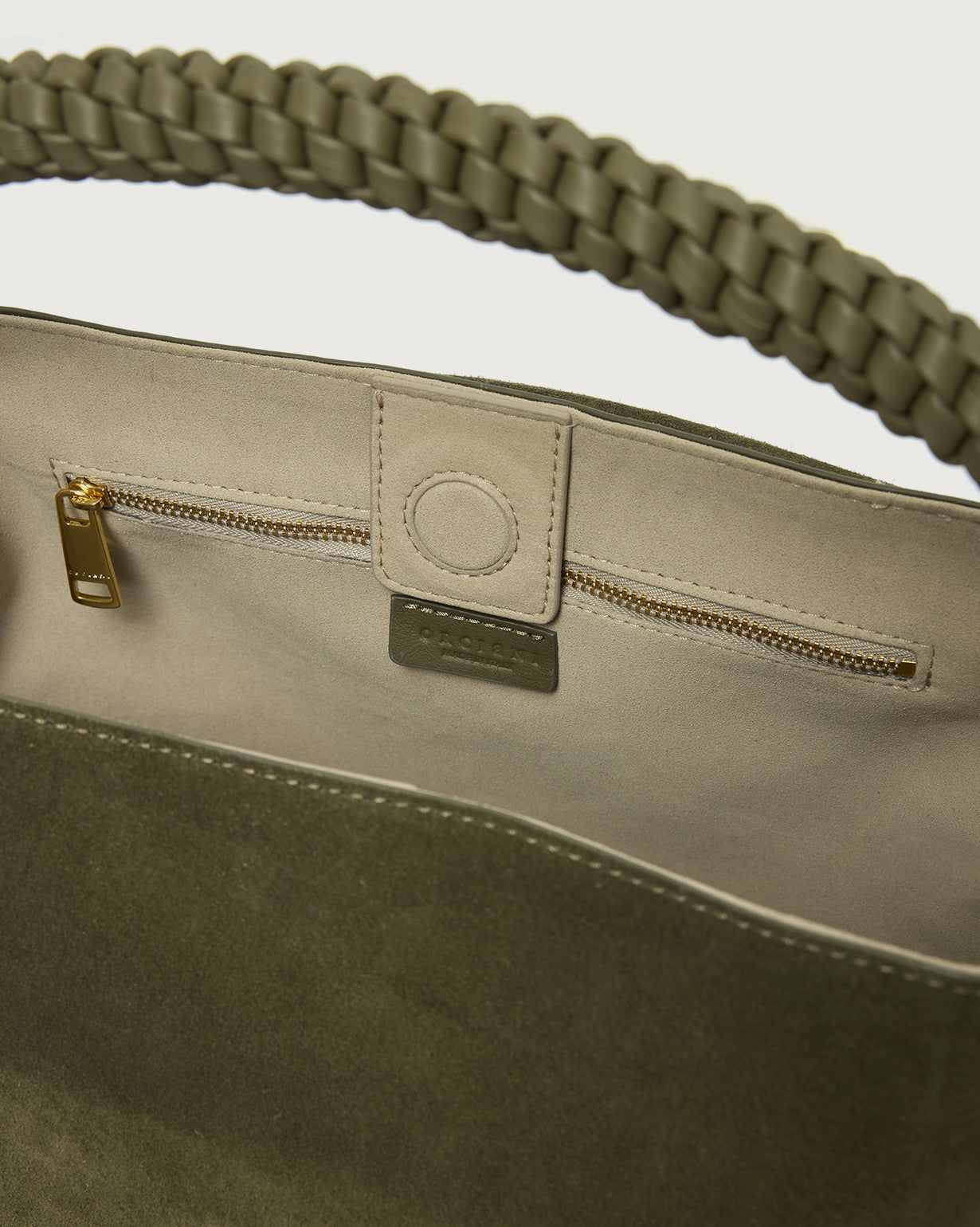 Orciani Sveva Media Suede Verde Bosco Donna-5